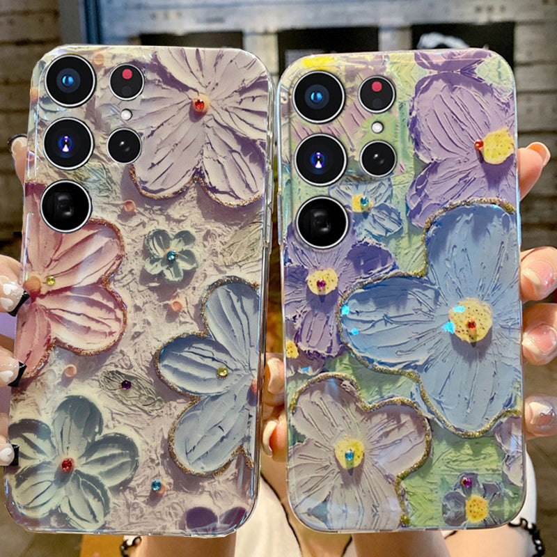 Hot Sale-Vintage Oil Painting Flower iPhone Case