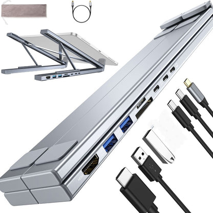 USB-C Docking Station Laptop Stand with 4K HDMI