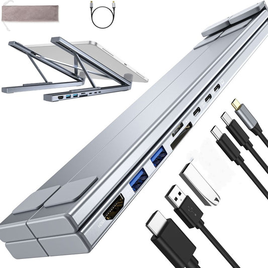 USB-C Docking Station Laptop Stand with 4K HDMI