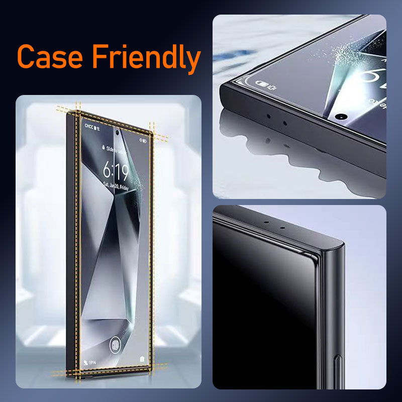 HD/Anti-Peeping Tempered Glass Screen Protector with Auto-Alignment Kit