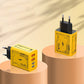 Safe Efficient Yellow International Charging Plug