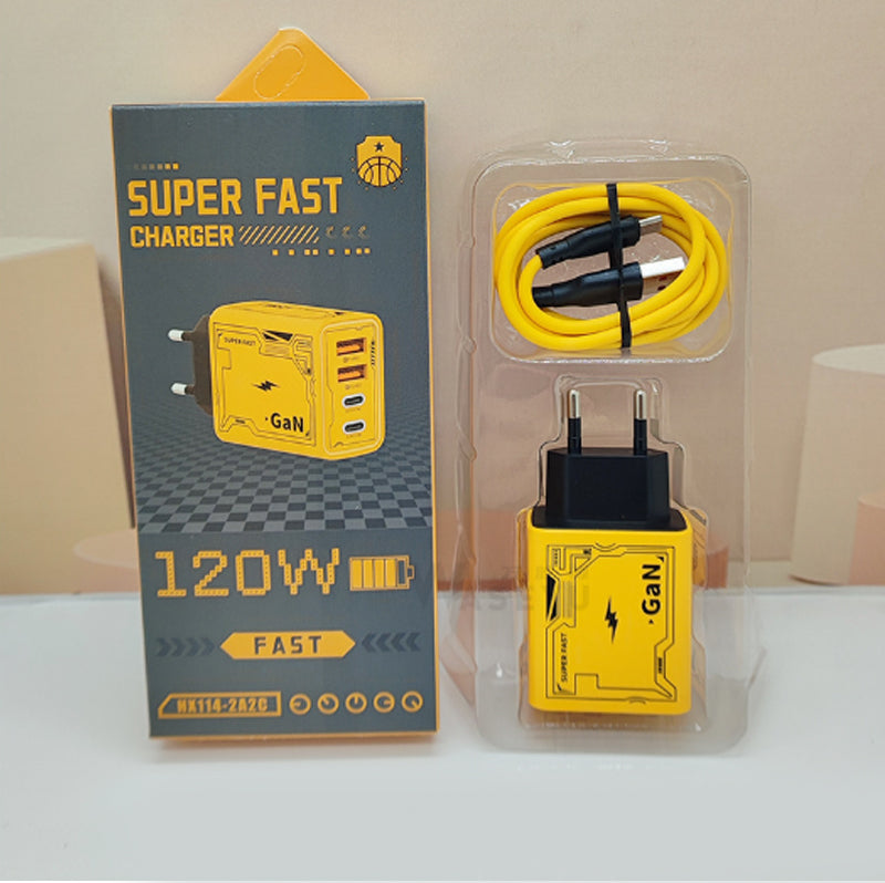Safe Efficient Yellow International Charging Plug