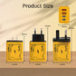 Safe Efficient Yellow International Charging Plug