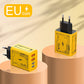 Safe Efficient Yellow International Charging Plug