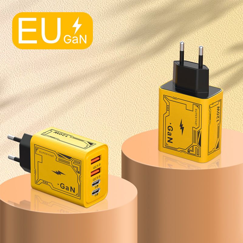 Safe Efficient Yellow International Charging Plug