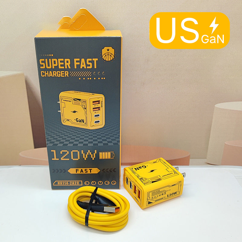 Safe Efficient Yellow International Charging Plug