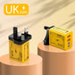 Safe Efficient Yellow International Charging Plug