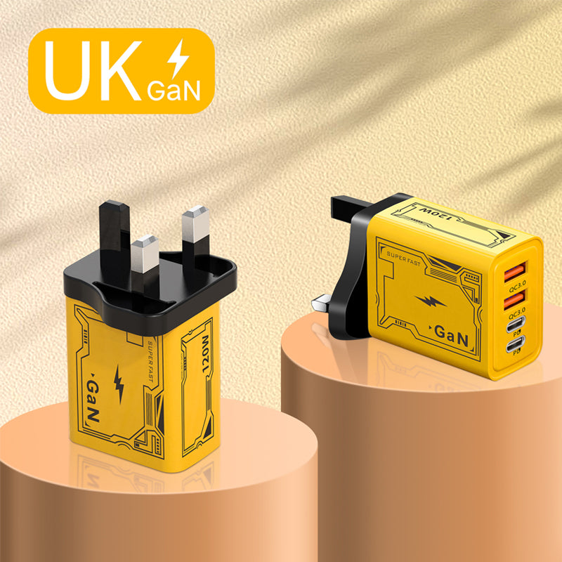 Safe Efficient Yellow International Charging Plug