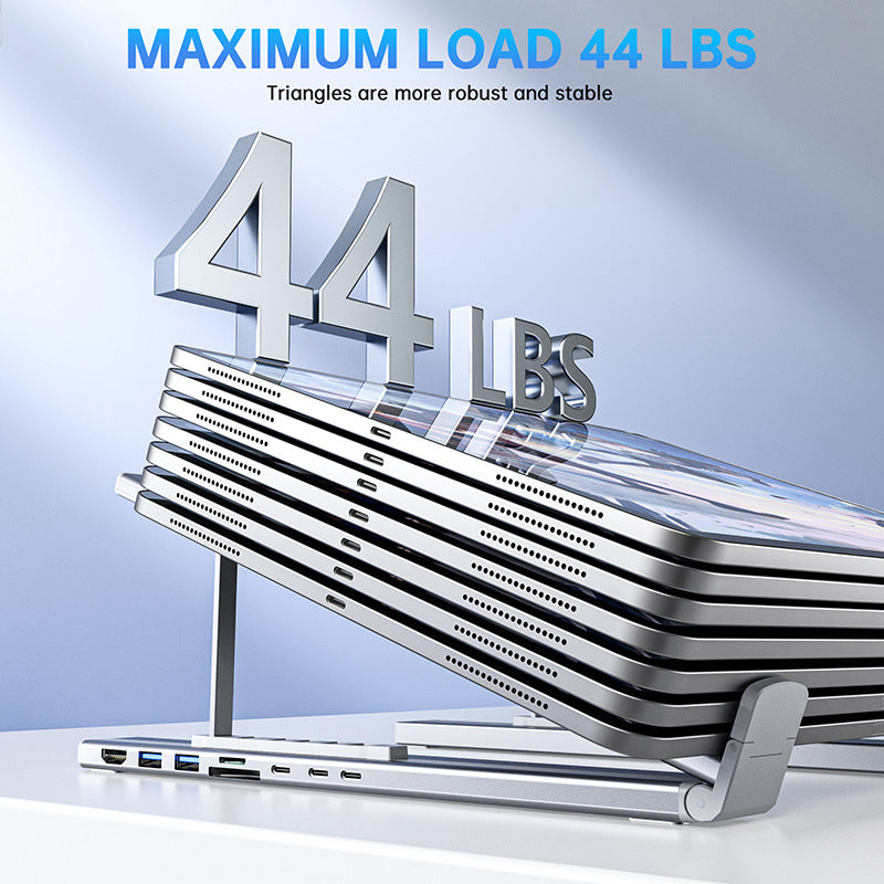 USB-C Docking Station Laptop Stand with 4K HDMI