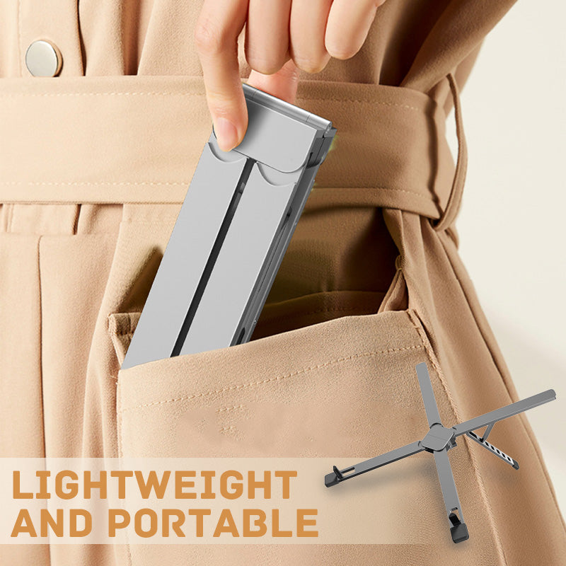 Rotatable Cross-Shaped Foldable Laptop Stand