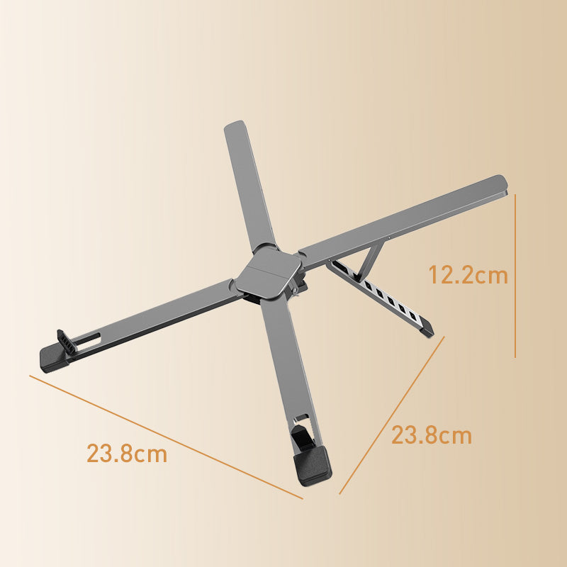 Rotatable Cross-Shaped Foldable Laptop Stand