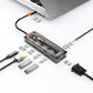 8-in-1 Transparent USB Hub