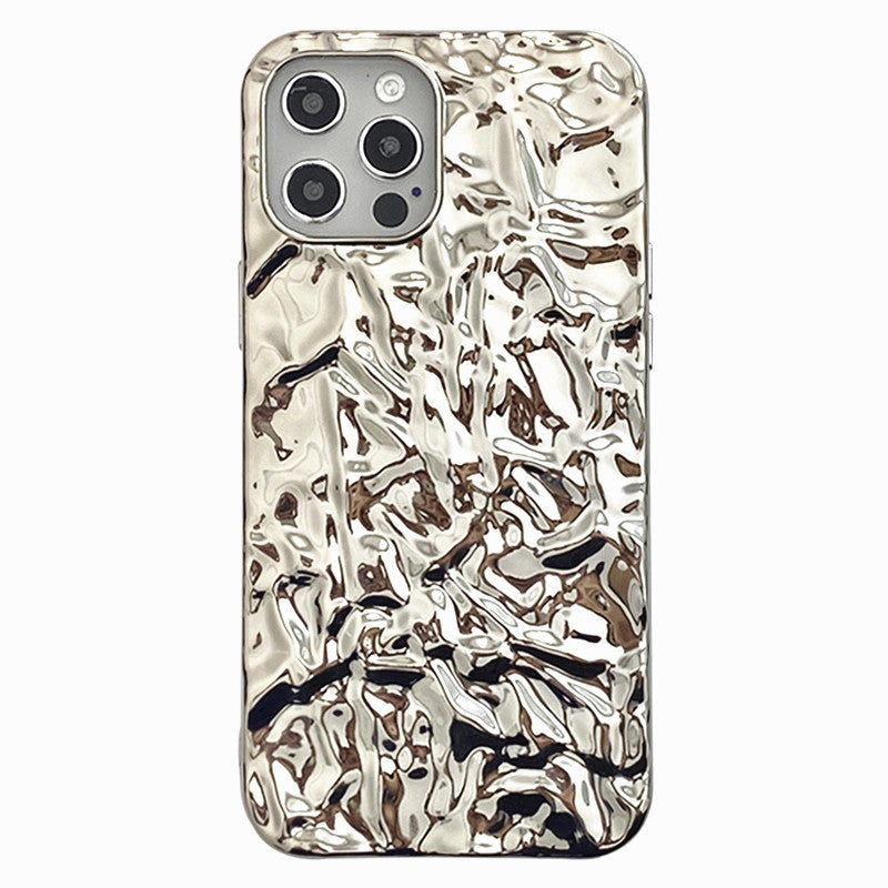 Casetic Electroplated Silver Folds Case