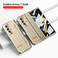 Samsung Zfold3/Zfold4 Flat Hinge Folding Electroplated Lens Film Mobile Phone Case