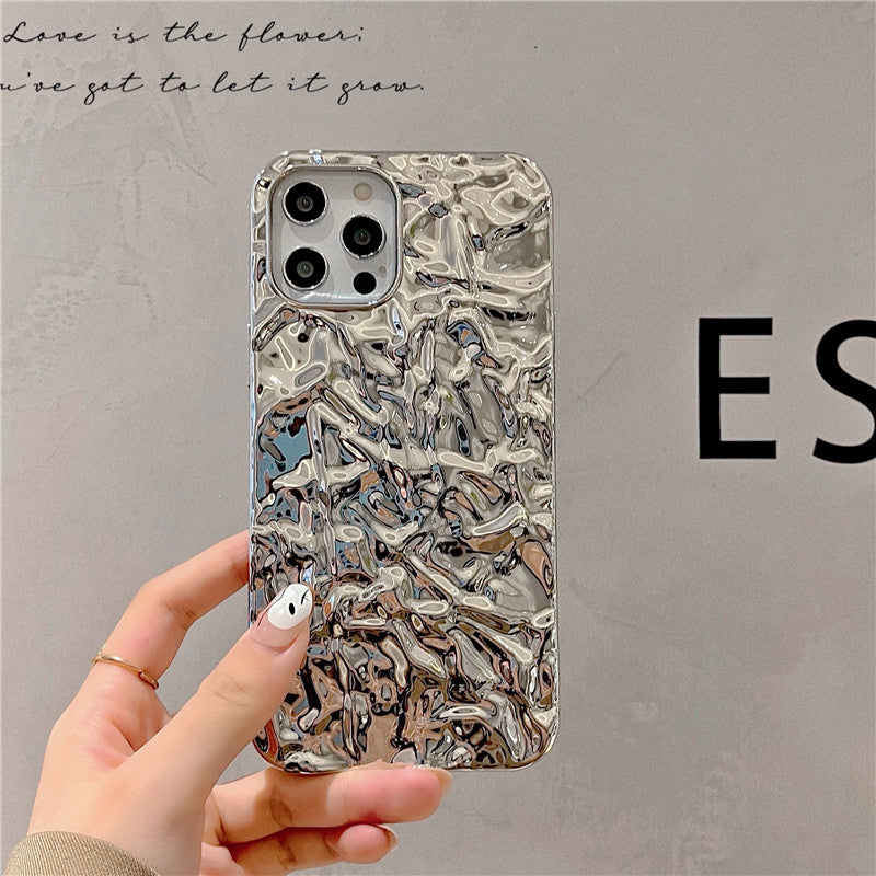 Casetic Electroplated Silver Folds Case