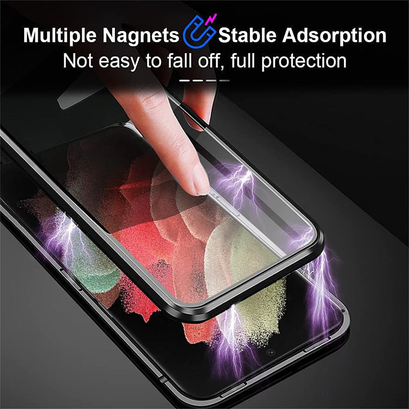 Magnetic Double Sided Glass Phone Case for S22 Series