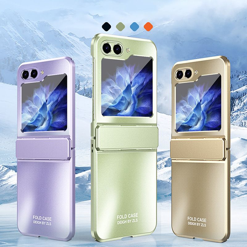 Frosted Electroplating Folding Phone Case for Samsung Z Flip 5/4/3