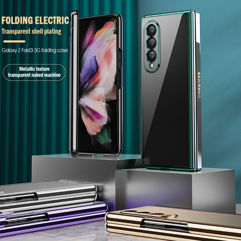 Premium Transparent Case for Samsung Galaxy Z Fold 3 5G for Galaxy Z Fold 3