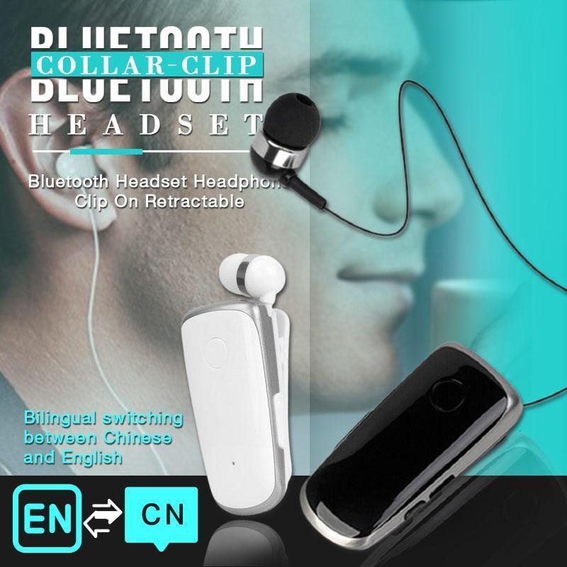 ✨ Halloween Hot Sale - 50%OFF ? Collar-clip Bluetooth Headset