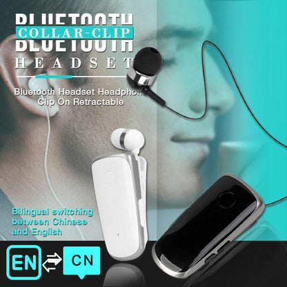 ✨ Halloween Hot Sale - 50%OFF ? Collar-clip Bluetooth Headset