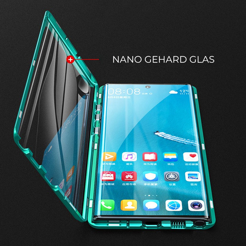 Magnetic Tempered Glass Double-sided Phone Case For Samsung