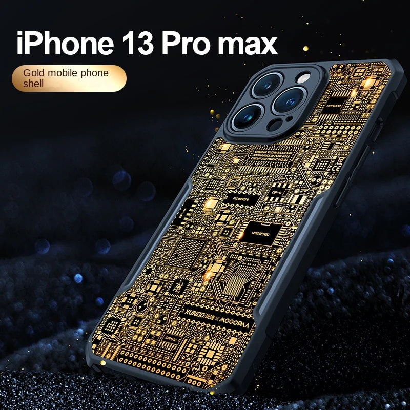 Gold Protective Iphone Case