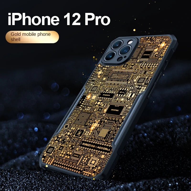 Gold Protective Iphone Case