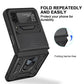 Samsung Z Flip3 Drop-proof Phone Case With Metal Ring Holder