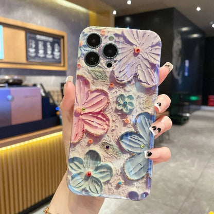 Hot Sale-Vintage Oil Painting Flower iPhone Case