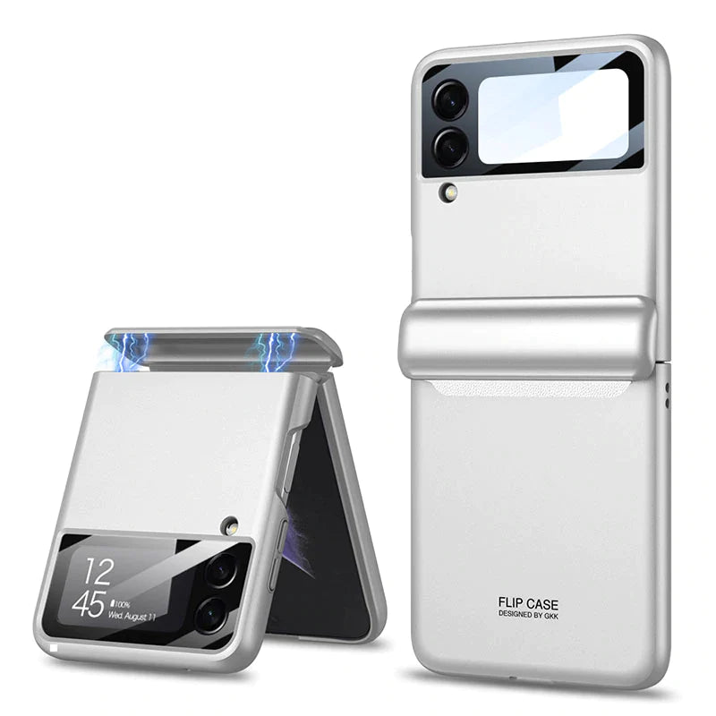 2022 Magnetic All-included Shockproof Plastic Hard Cover For Samsung Galaxy Z Flip 3 5G