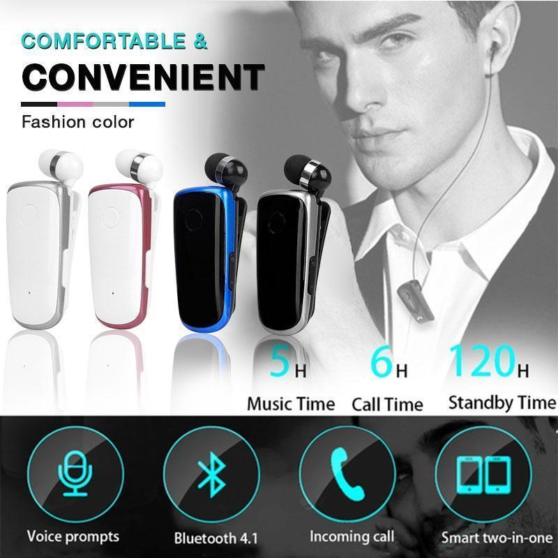 ✨ Halloween Hot Sale - 50%OFF ? Collar-clip Bluetooth Headset