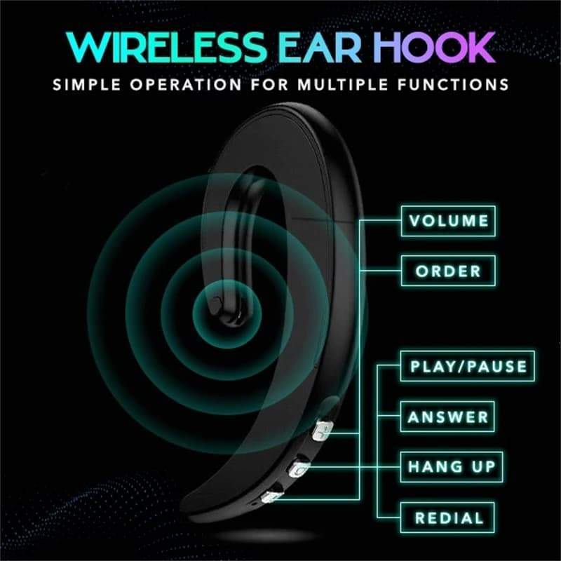 Bone Conduction Earhook Wireless Bluetooth Earphone