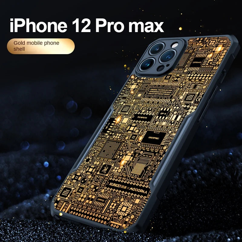 Gold Protective Iphone Case