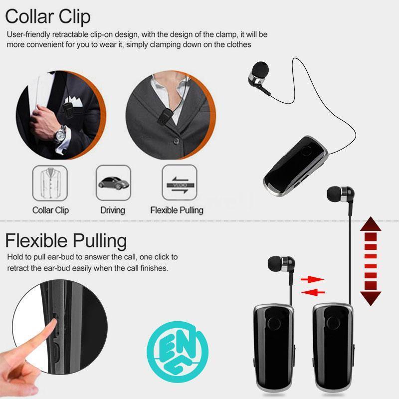 ✨ Halloween Hot Sale - 50%OFF ? Collar-clip Bluetooth Headset