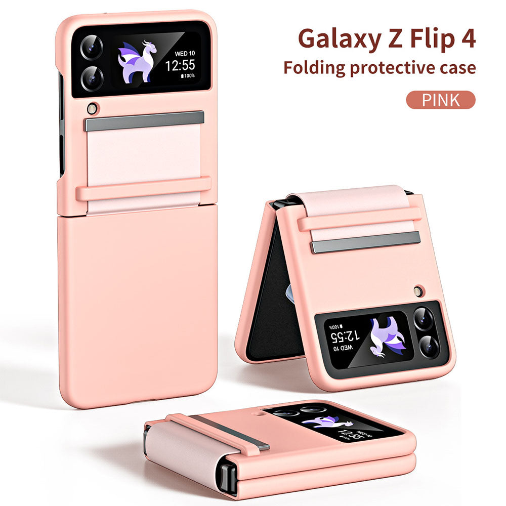 Newest Ultra-thin Wrist Strap Shockproof Folding Protective Case For Samsung Galaxy Z Flip3 Flip4