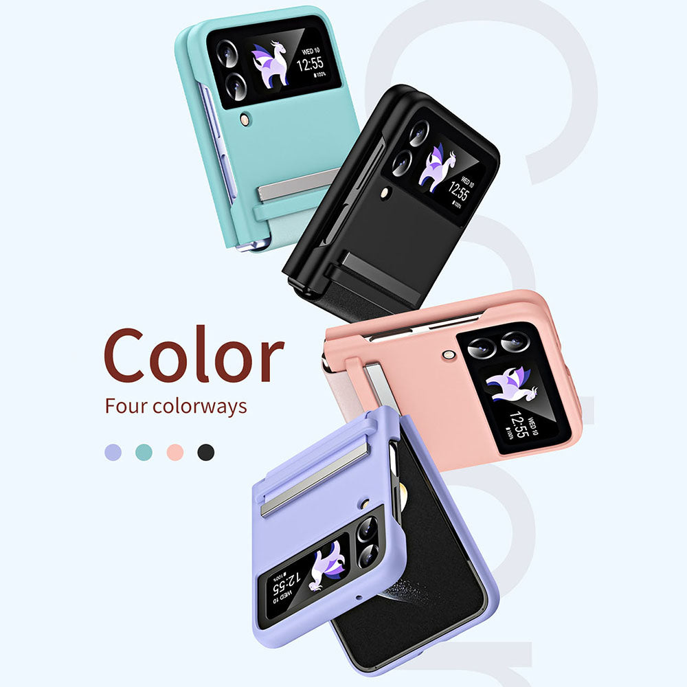 Newest Ultra-thin Wrist Strap Shockproof Folding Protective Case For Samsung Galaxy Z Flip3 Flip4