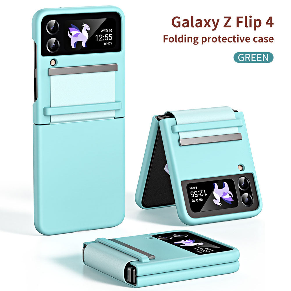 Newest Ultra-thin Wrist Strap Shockproof Folding Protective Case For Samsung Galaxy Z Flip3 Flip4